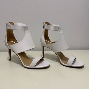 Michael Kors White Leather Heels